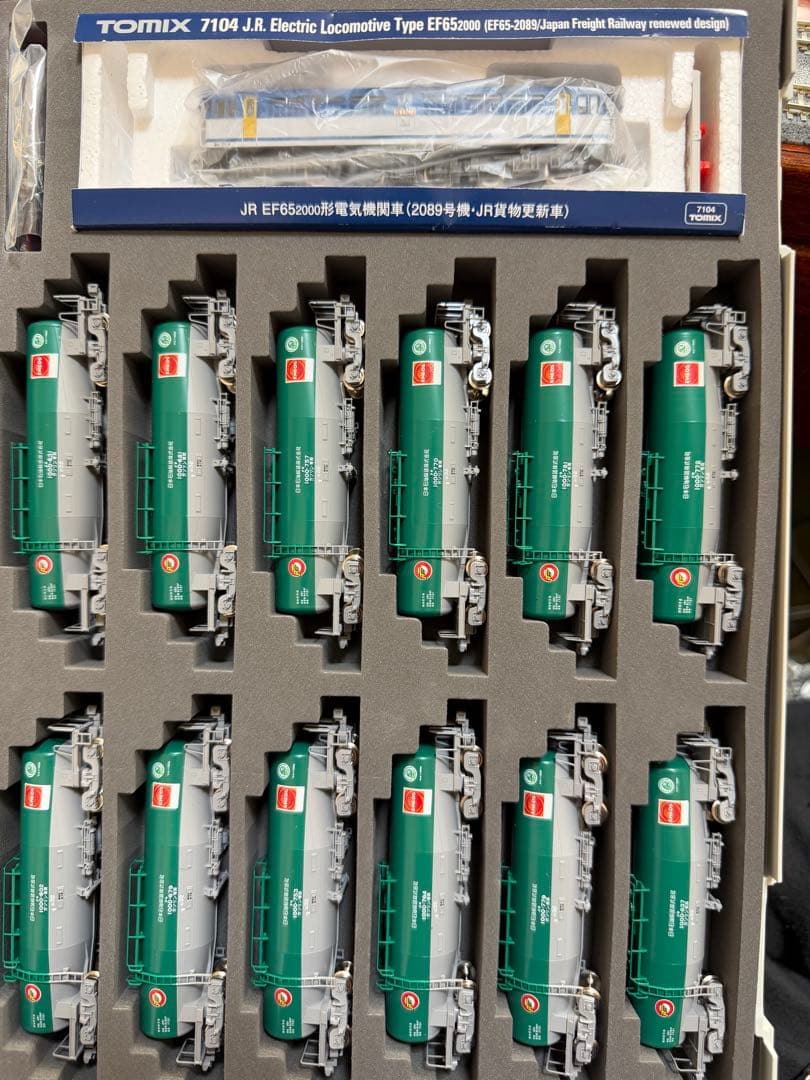 TOMIX　タキ1000×12両＋EF65 2089号機　JR貨物更新車セット