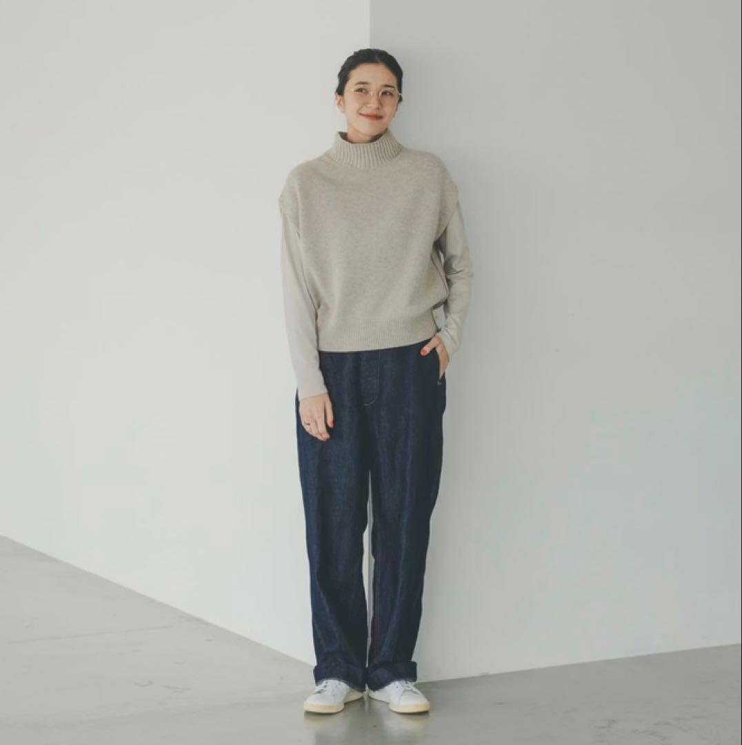 【新品・未使用】北欧暮らしの道具店　「あったかウールのニットベスト」