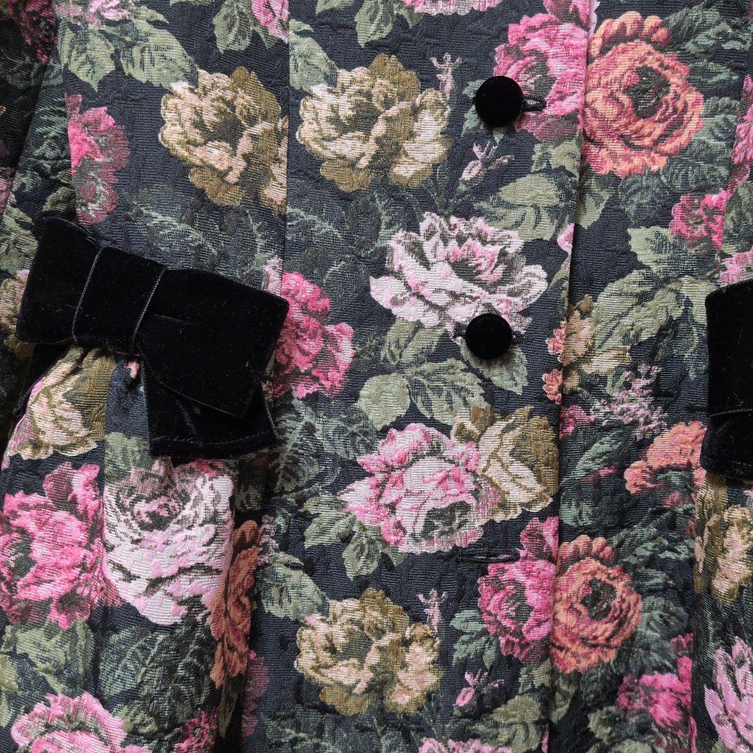 【試着のみ】エムズグレイシー　ゴブラン調ワンピース/コート　サイズ42