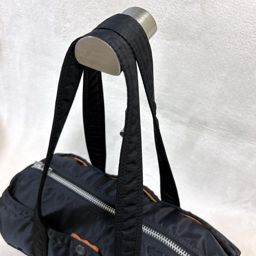 ✨美品✨PORTER ポーター タンカー ミニボストン ドラム ダッフル 黒
