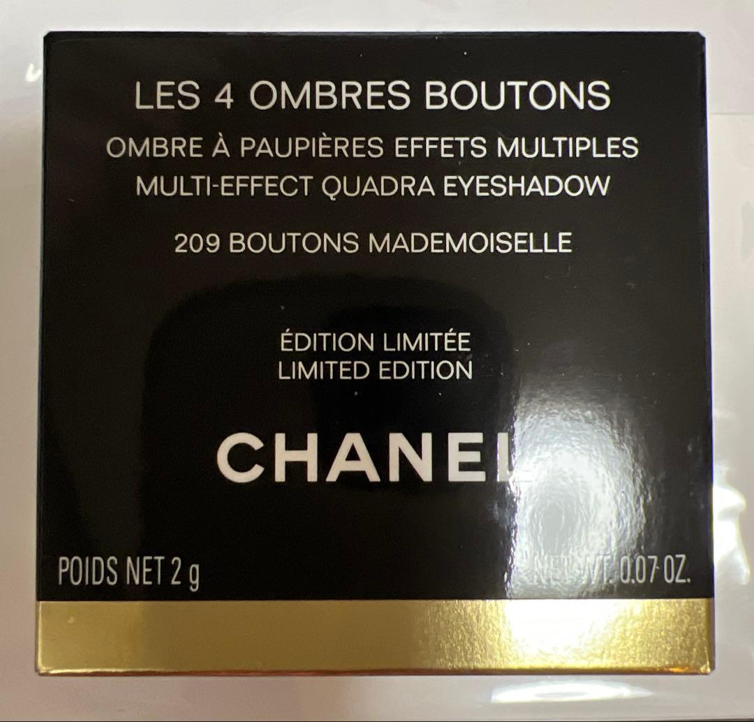 【新品】CHANELレ キャトル オンブル プトン209 ブトン マドモアゼル