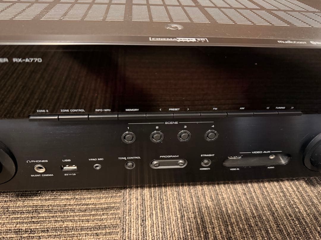 ヤマハ AVレシーバー RX-A770 AVENTAGE【動作確認済・元箱付】