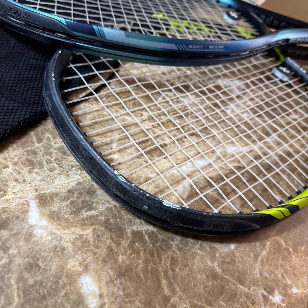 Yonex EZONE 98 テニスラケット 2本セット　ボール　テニス