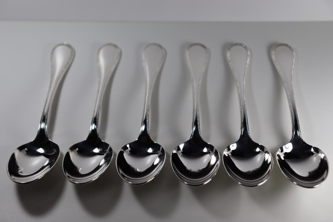 クリストフル■コーヒースプーン６本セット■とてもきれい…■人気の「パール」です■