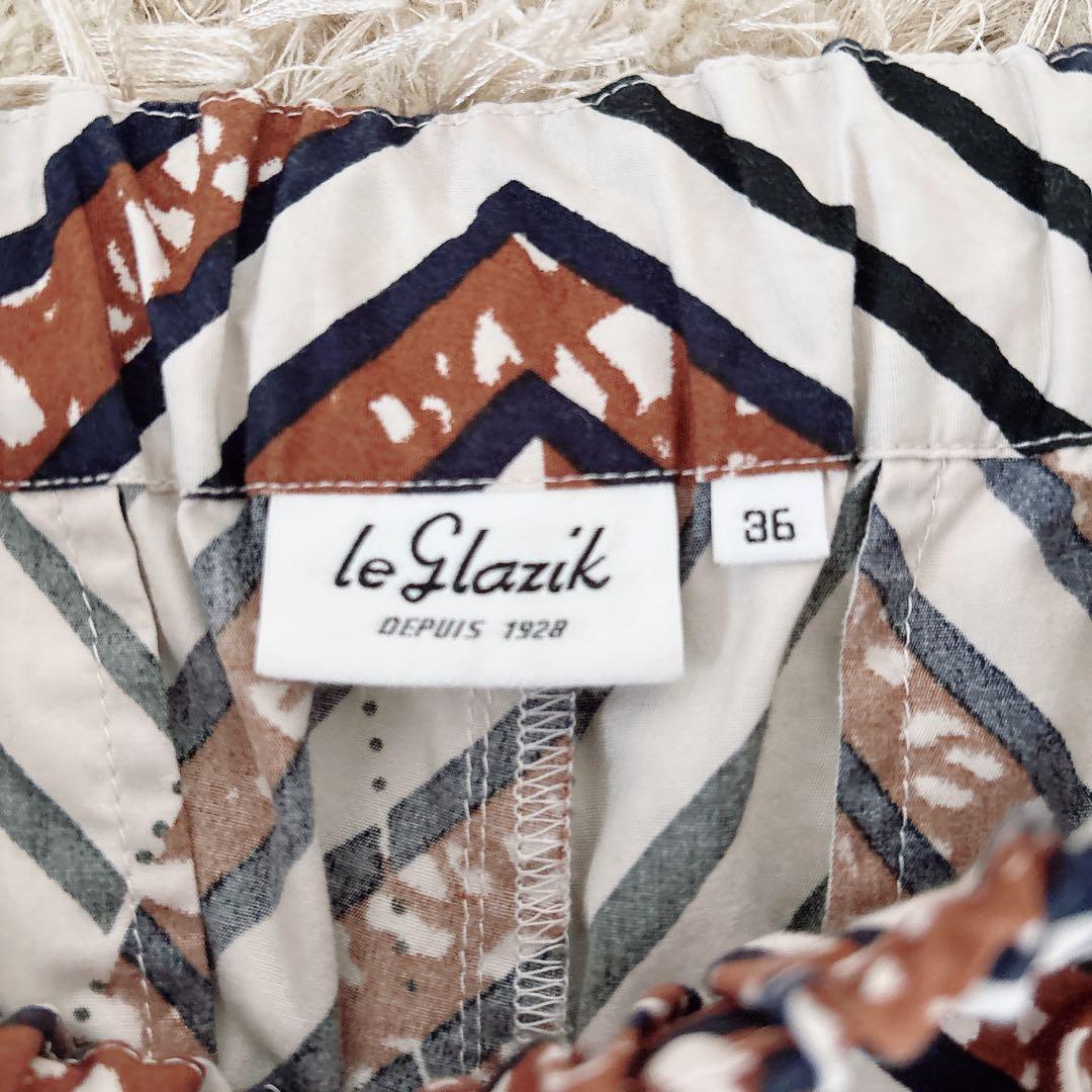 美品 LE GLAZIK ルグラジック バティックイージーパンツ