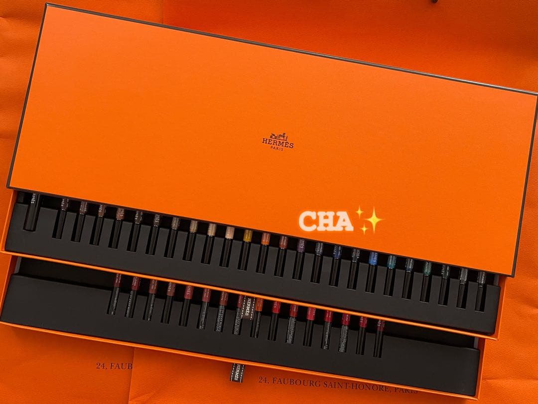 激レア【新品　国内エルメス購入】エルメス　アイライン　リップペンシル　全色セット