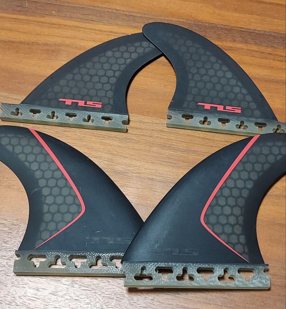 TLS ショートボード クアッドフィン４枚セット