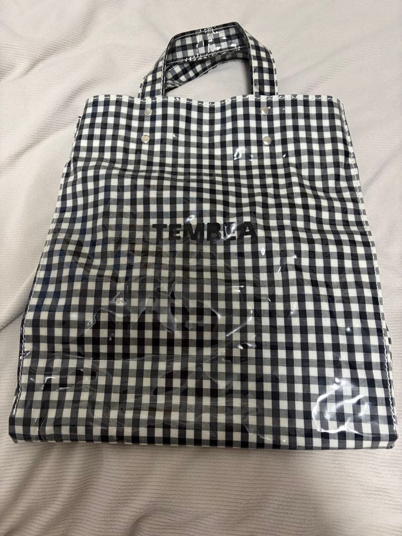 TEMBEA ギンガムチェックエコバッグ