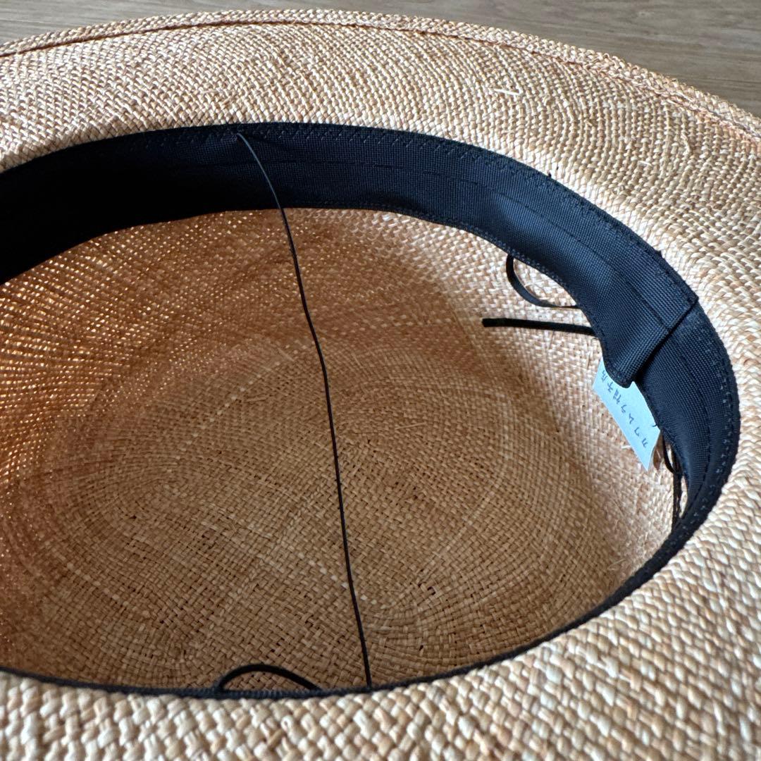 カワムラ帽子店 カンカン帽 Lサイズ 替えリボン付き