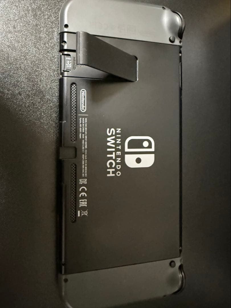 Nintendo Switch グレー + 保護グラス・マイクロSDカード付き