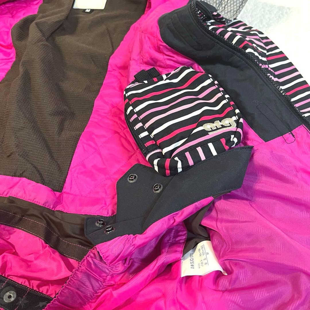 エーアールジーarg スノボウェア スキーウェア お尻パッド付き レディースM