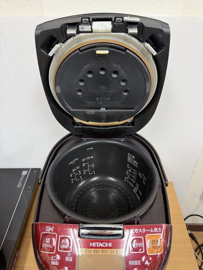 HITACHI 圧力スチーム炊き IHジャー炊飯器RZ-TS101M2018年製