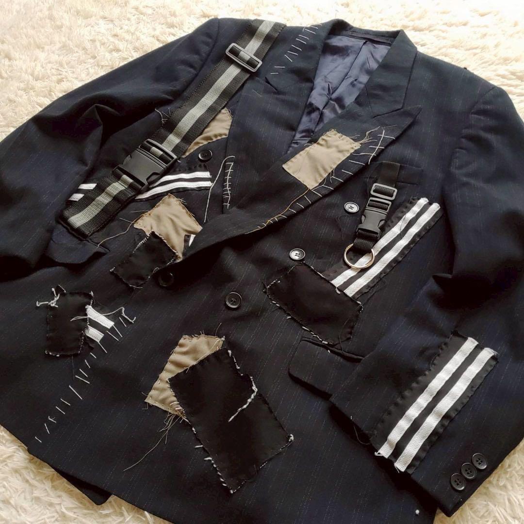 マルチギミック 変形 リメイク パラシュートジャケット テーラードジャケット