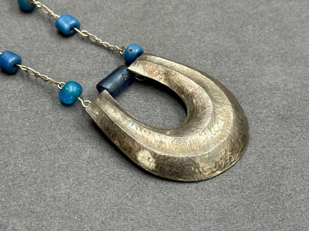 【⭐️珍品❣️早い者勝ち⭐️】珊子作　ヴィンテージ　シルバーネックレス　刻印入り