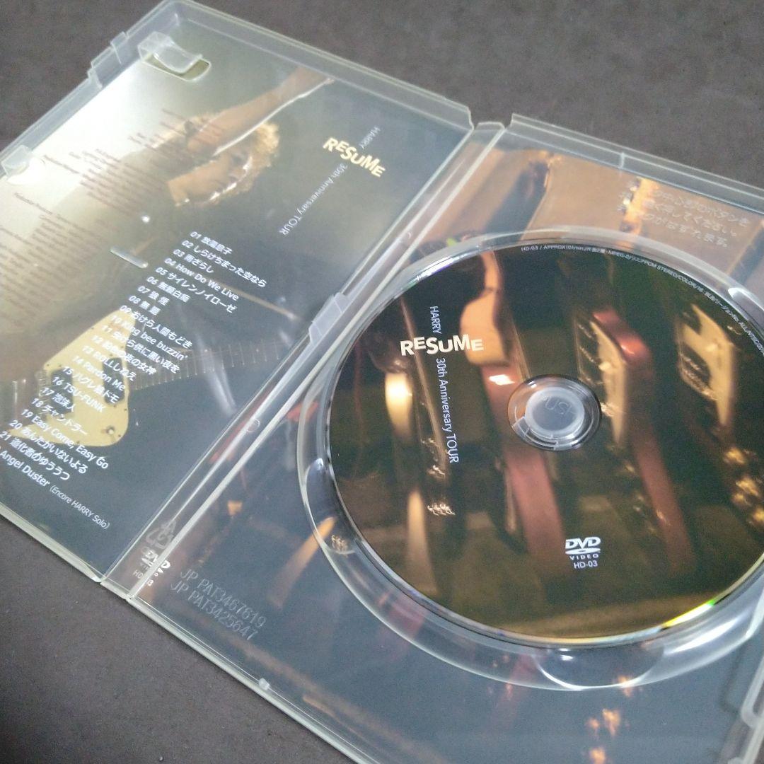 ミュージック HARRY RESUME 30th Anniversary TOUR