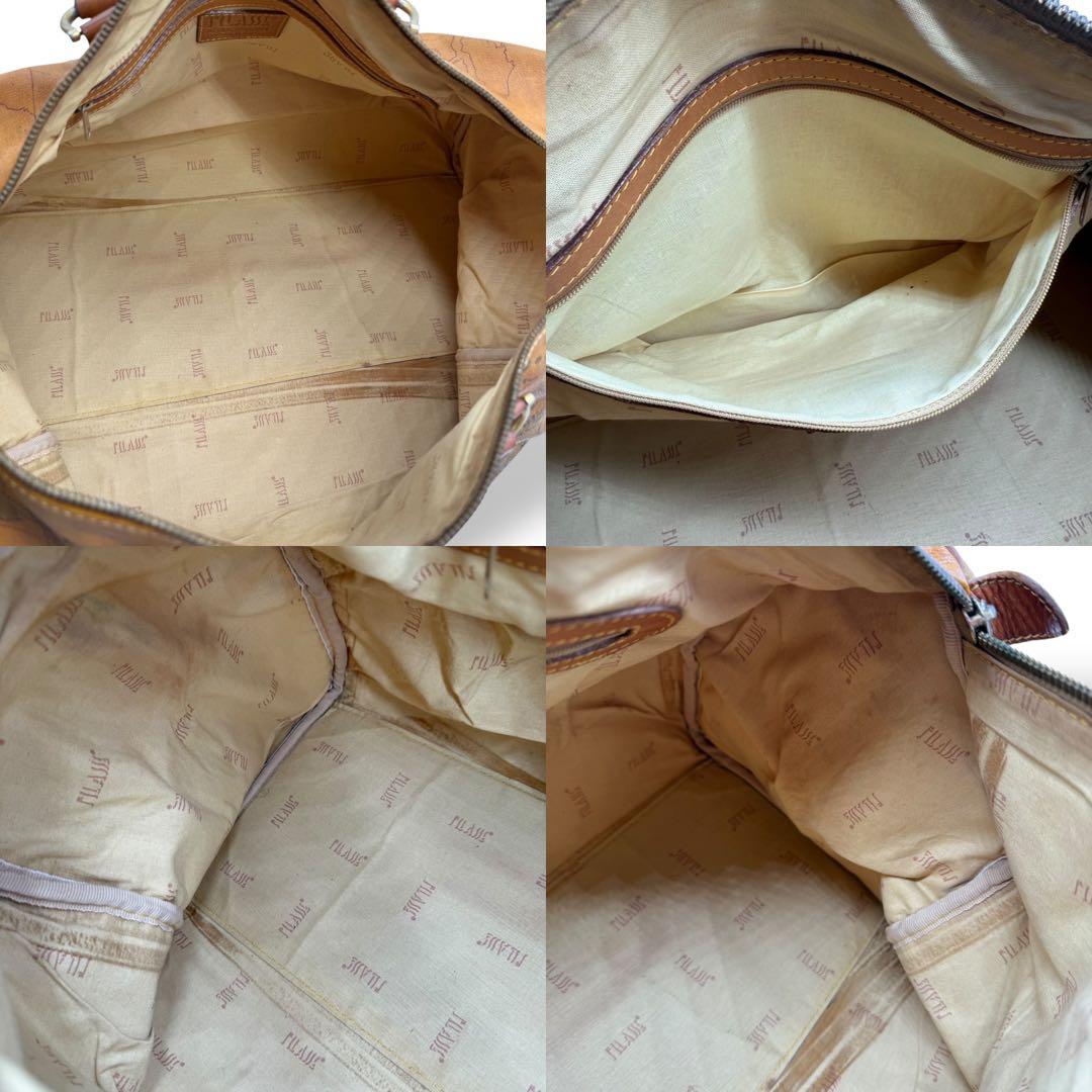 服好き個人事業主  プリマクラッセ ボストンバッグ PVC 世界地図柄