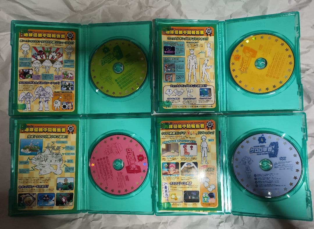 中古　ケロロ軍曹3rd,4thシーズンセット　視聴確認済み