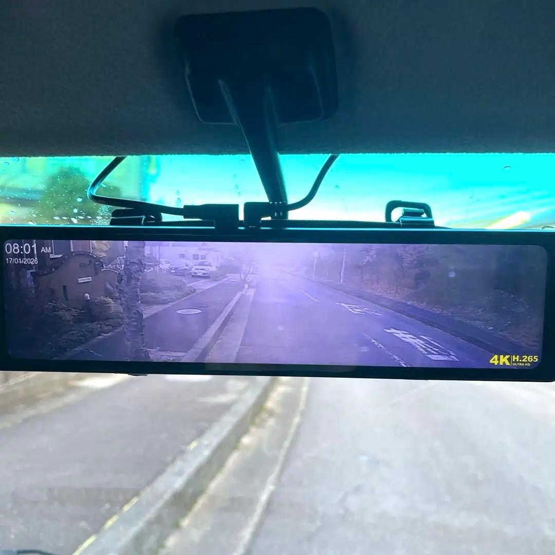 ドライブレコーダー／インナーミラー/Carplay/AndroidAuto/ナビ