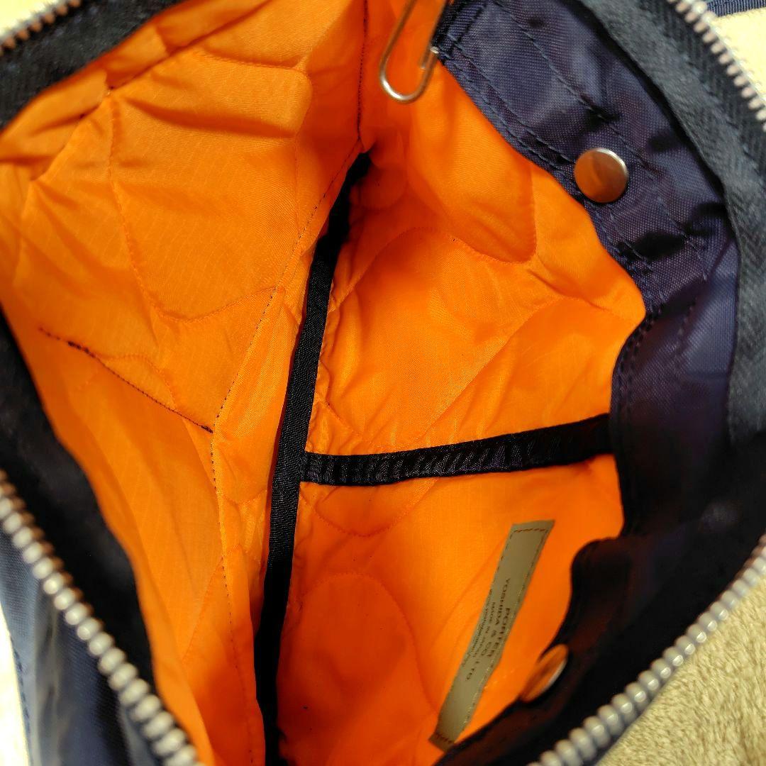 未使用級 PORTER ポーター フォース ショルダーバッグ サコッシュ 紺色