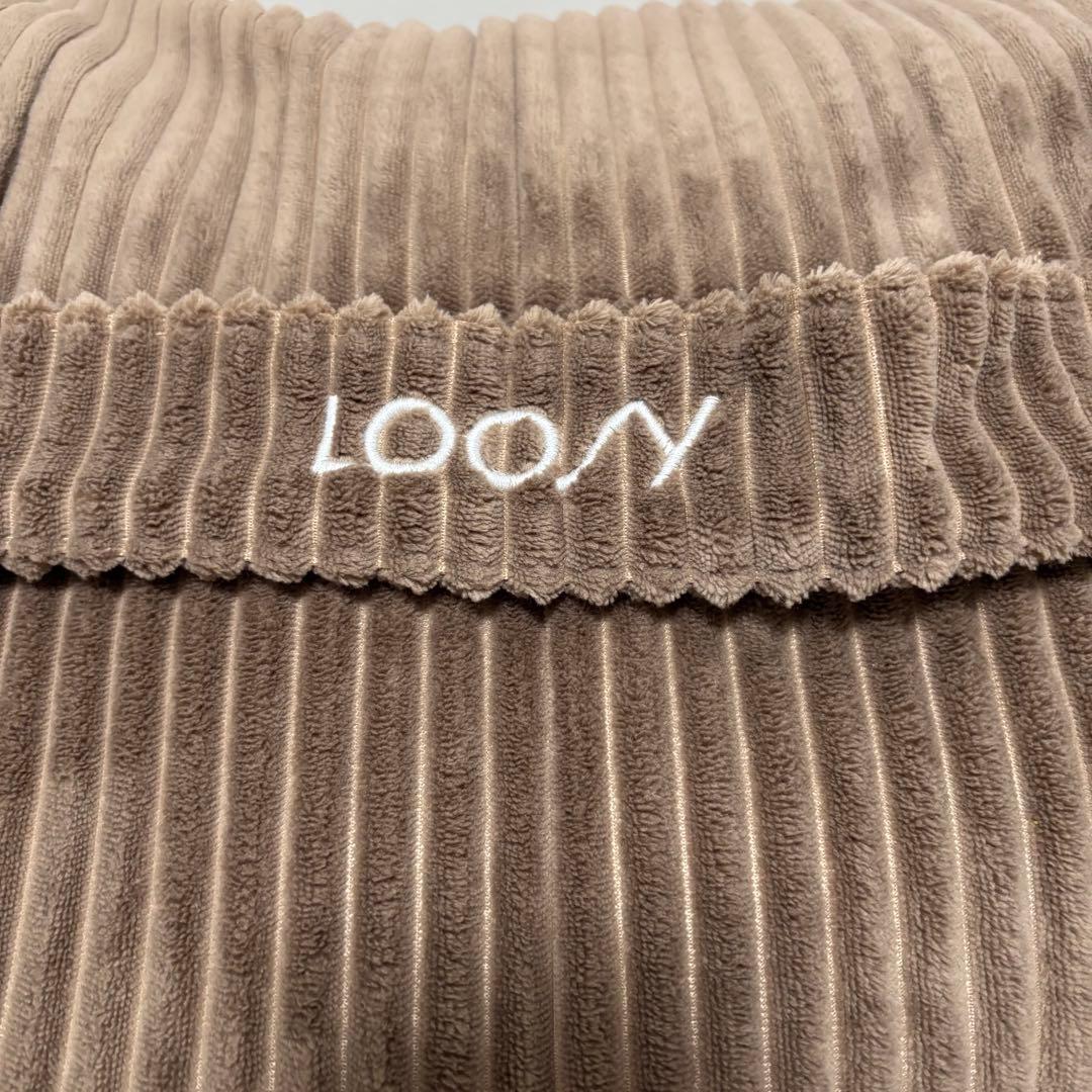 LOOSY HUGME 1人掛けビーズソファ ブラウン