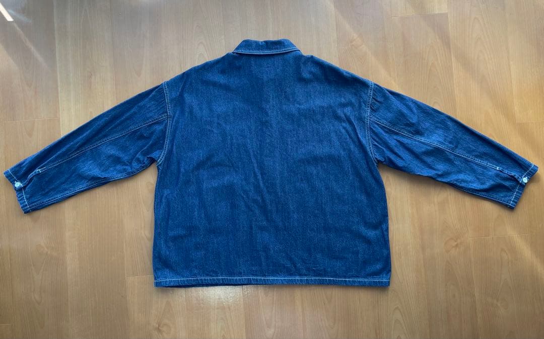かぐれ　デニム プルオーバー シャツ