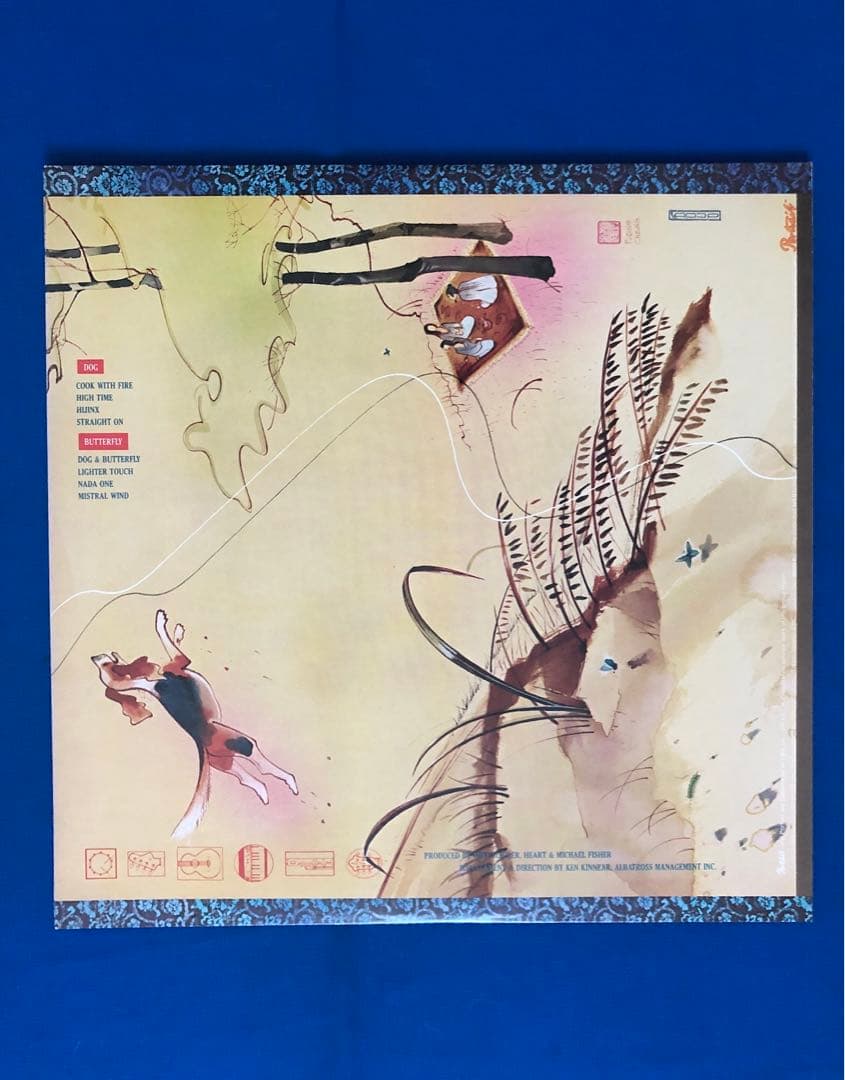 LPレコード♢ハート♢ドッグ＆バタフライ♢1978年♢帯付♢うg4874w42