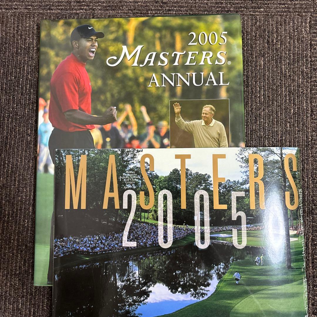 歴史に残るThe Masters 2005年写真集+TBSの全ホール解説付き