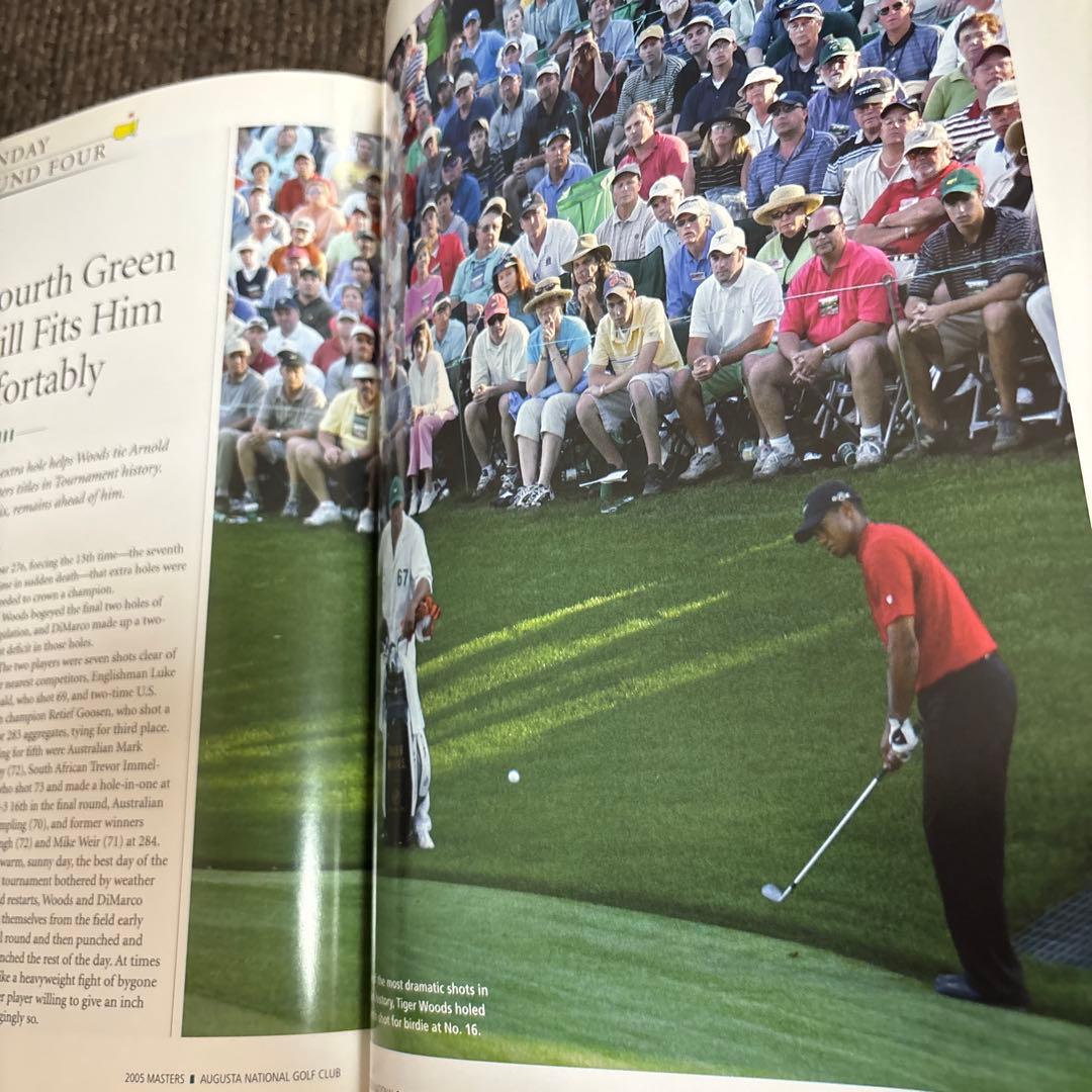 歴史に残るThe Masters 2005年写真集+TBSの全ホール解説付き