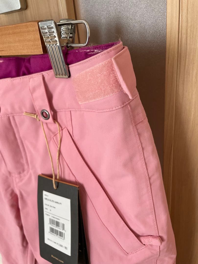 Burton バートン 子ども用 スキーウェア M 上下セット ネイビー/ピンク