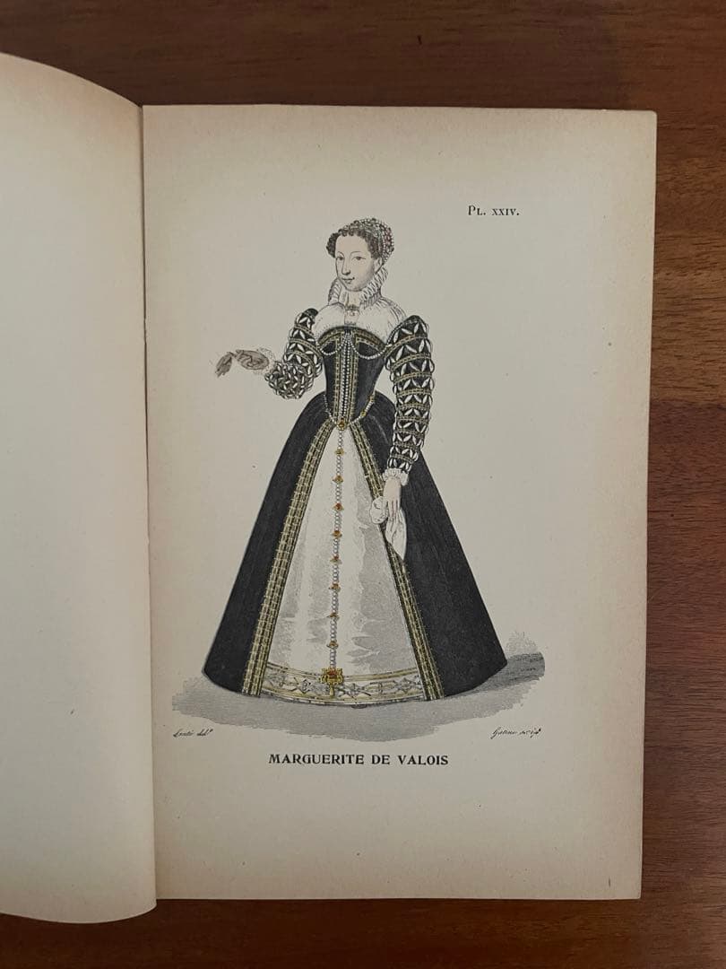 仏文　17〜18世紀のモード画集　ルイ＝マリー・ランテ画