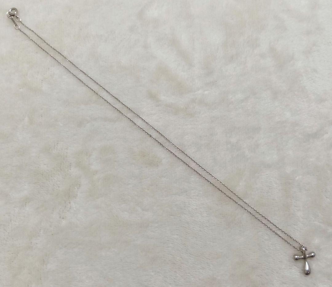 ティファニー　シルバー925　スモールクロス　ネックレス