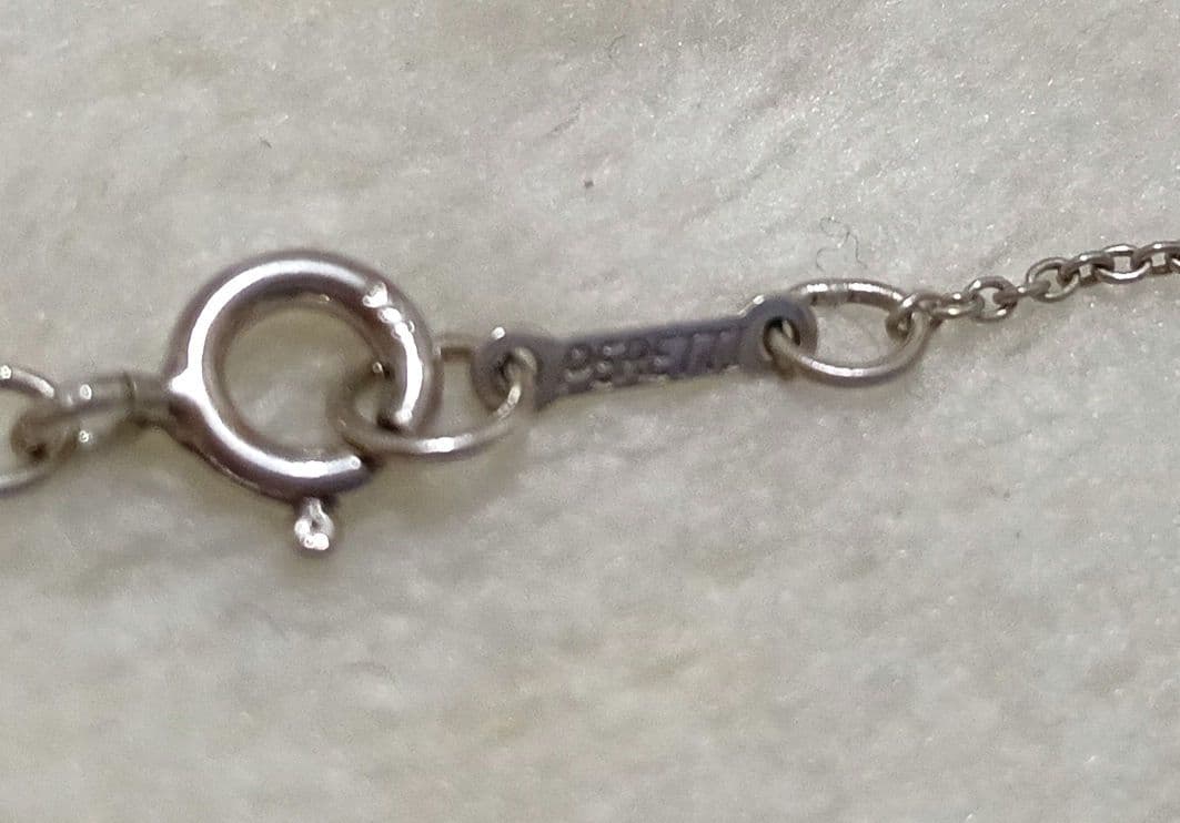 ティファニー　シルバー925　スモールクロス　ネックレス