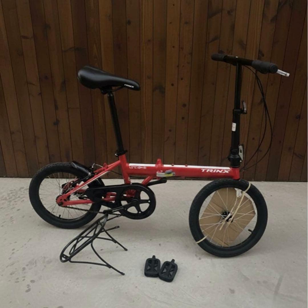 TRINX 16インチ ミニベロ 折りたたみ自転車 小径車