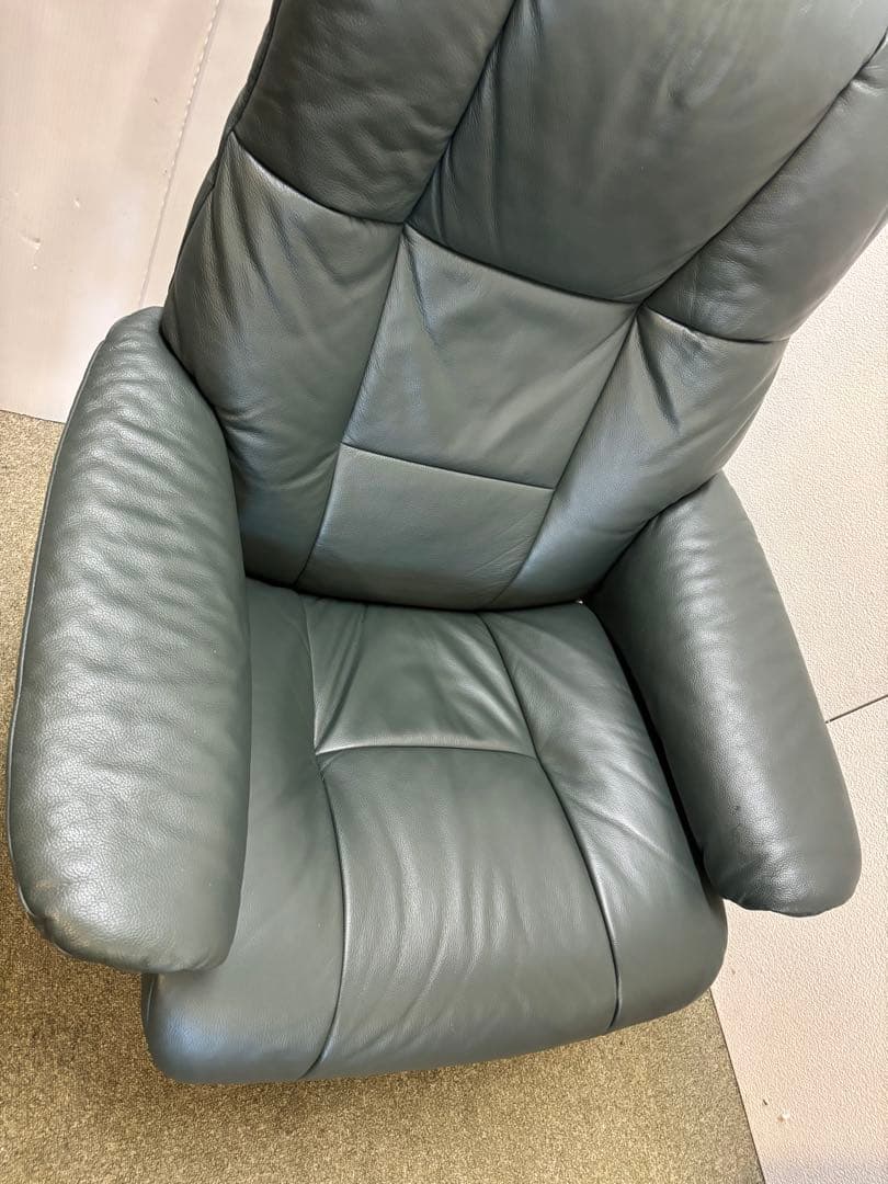 エコーネス　ストレスレスチェア　総本革　パーソナルチェア　オットマンなし