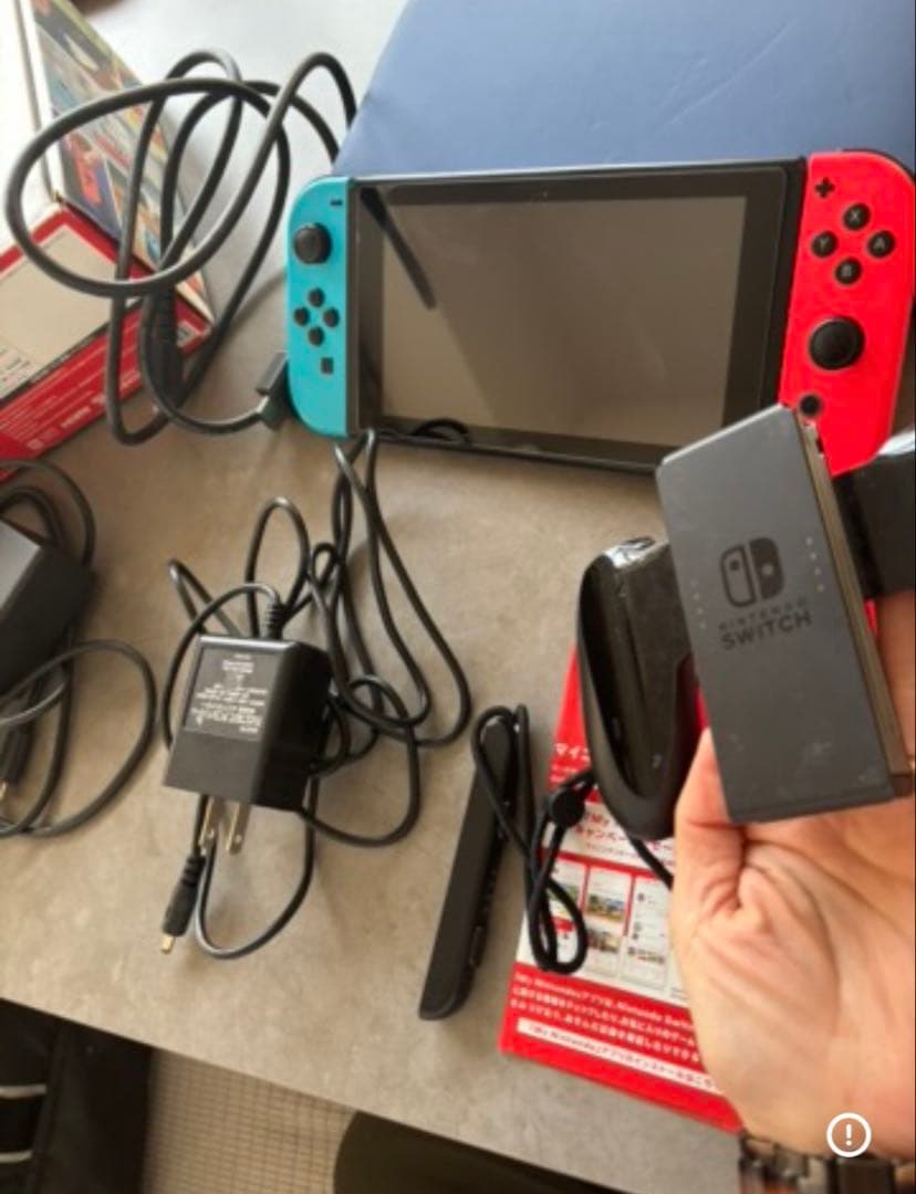 Nintendo Switch ネオンブルー/ネオンレッド ジャンク