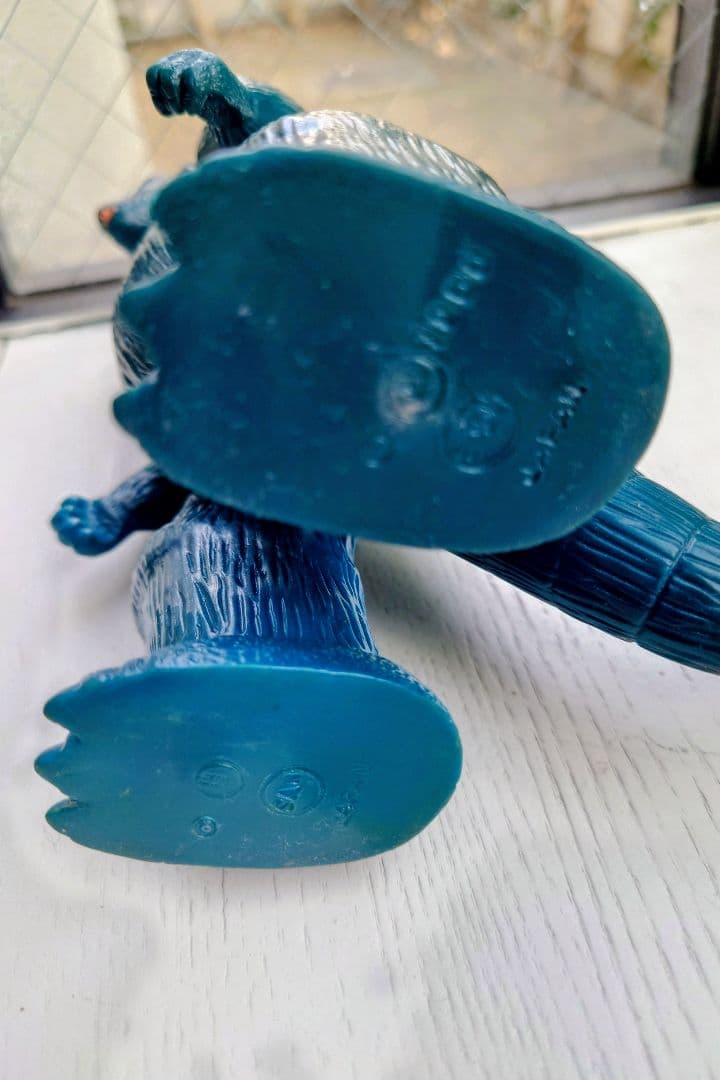 両足刻印 希少 美品 当時物 マルサン ゴジラ ブルマァク 怪獣 ソフビ 東宝