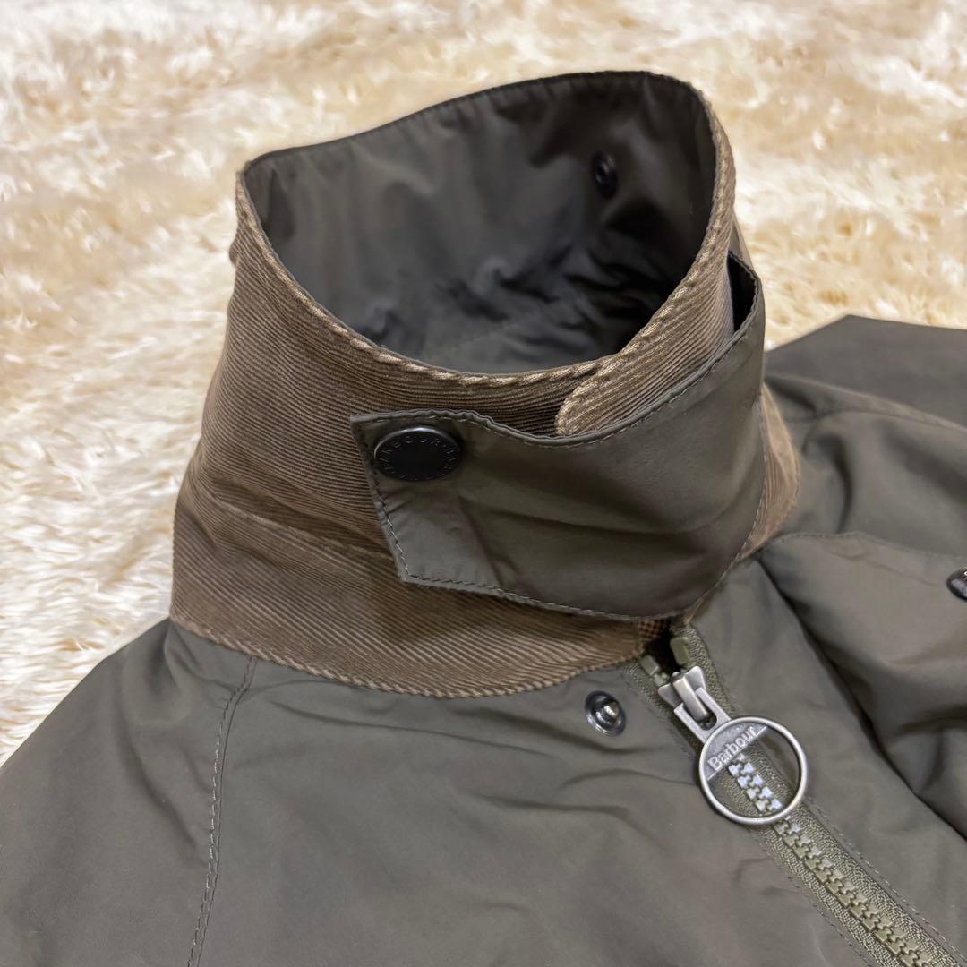 【良品】Barbour NEW TRANSPORT JACKET カーキ M