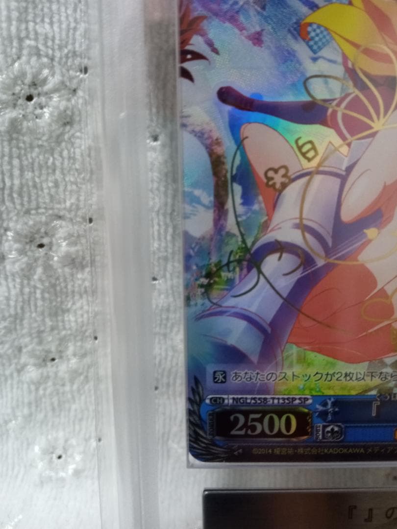 ヴァイス WS ノーゲームノーライフ 『 』の片割れ 白 サイン ARS9