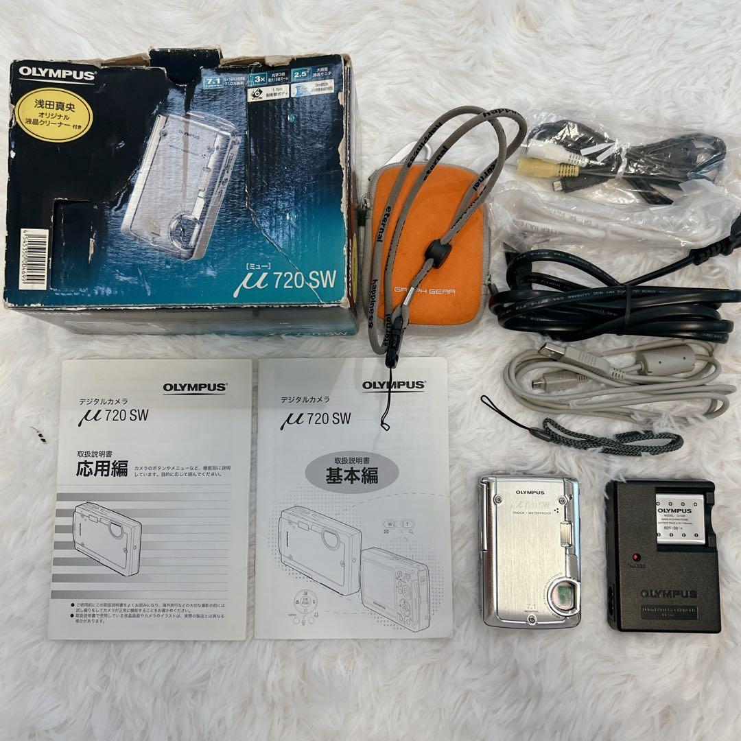 【美品】OLYMPUS オリンパス μ 720 SW ミュー