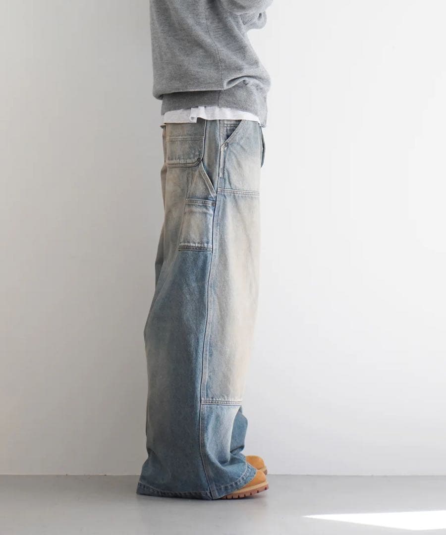 パンツ DEVINUSAGE Work denim pants xxx1 INDIGO
