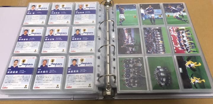 02カルビーJリーグカード日本代表234枚セミコンプセット（コンプまで2枚抜け）