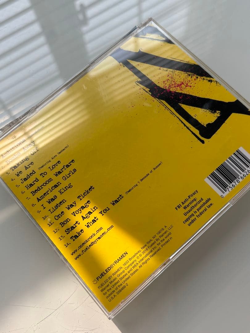 ONE OK ROCK AMBITIONS サイン入り