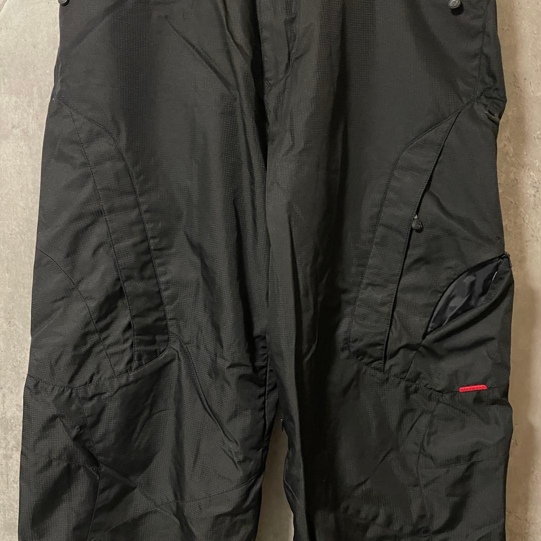 prowessスキーパンツスノーボードウェアズボン下黒ブラック多機能ポケット希少