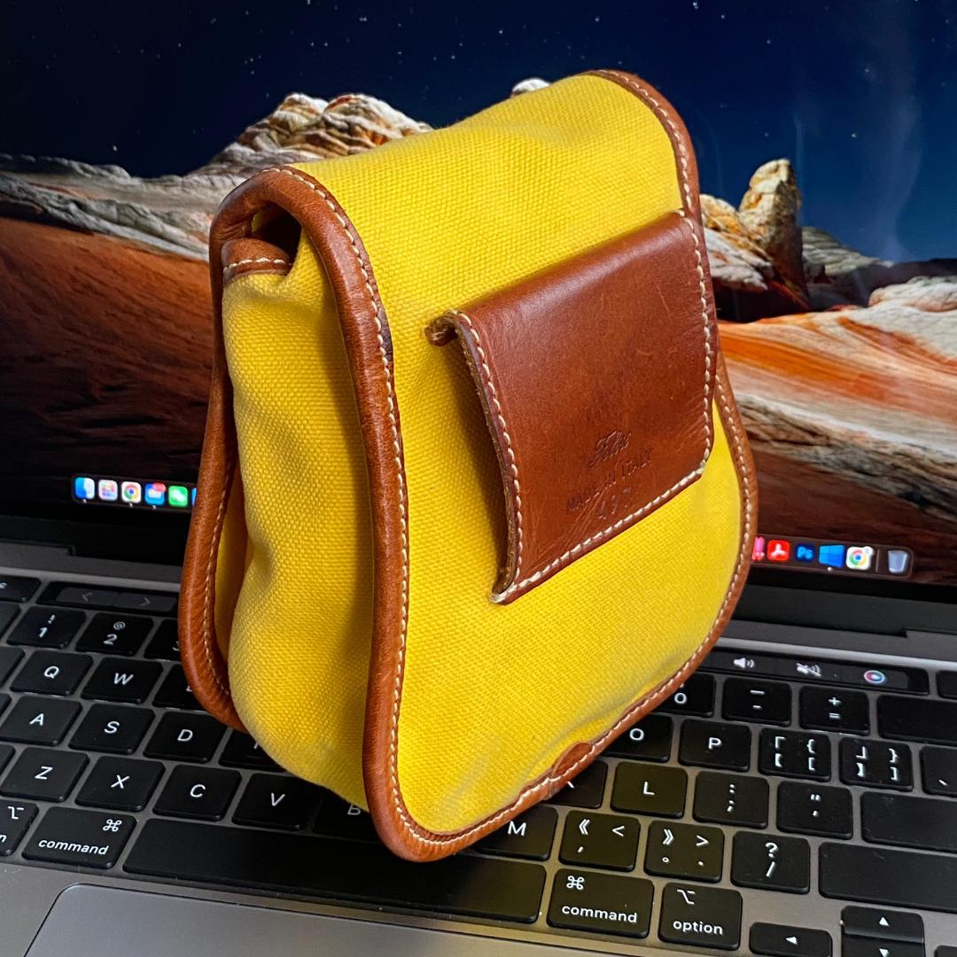 Felisi 497 イタリア製 ゴルフボールポーチ ベルトループ スマホ 希少