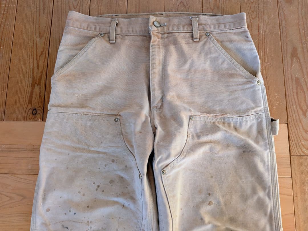 USA製/Carhartt/カーハート/W34L32/ダブルニーペインターパンツ