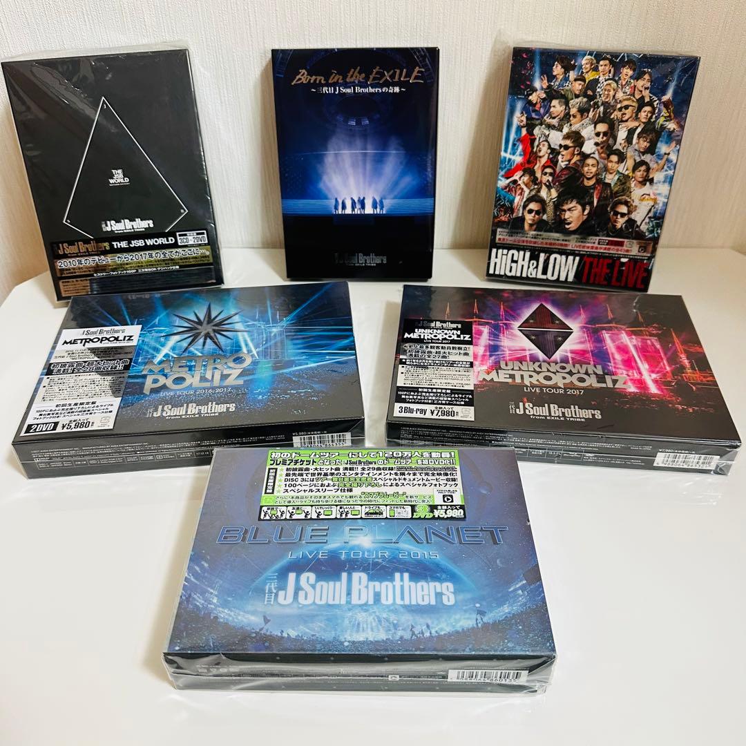 三代目J SOUL BROTHERS アルバム DVD&Blu-ray まとめ