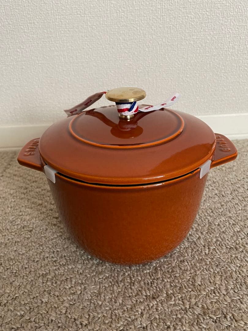 本体美品　staub ストウブ　ココットデゴハン　シナモン　16cm