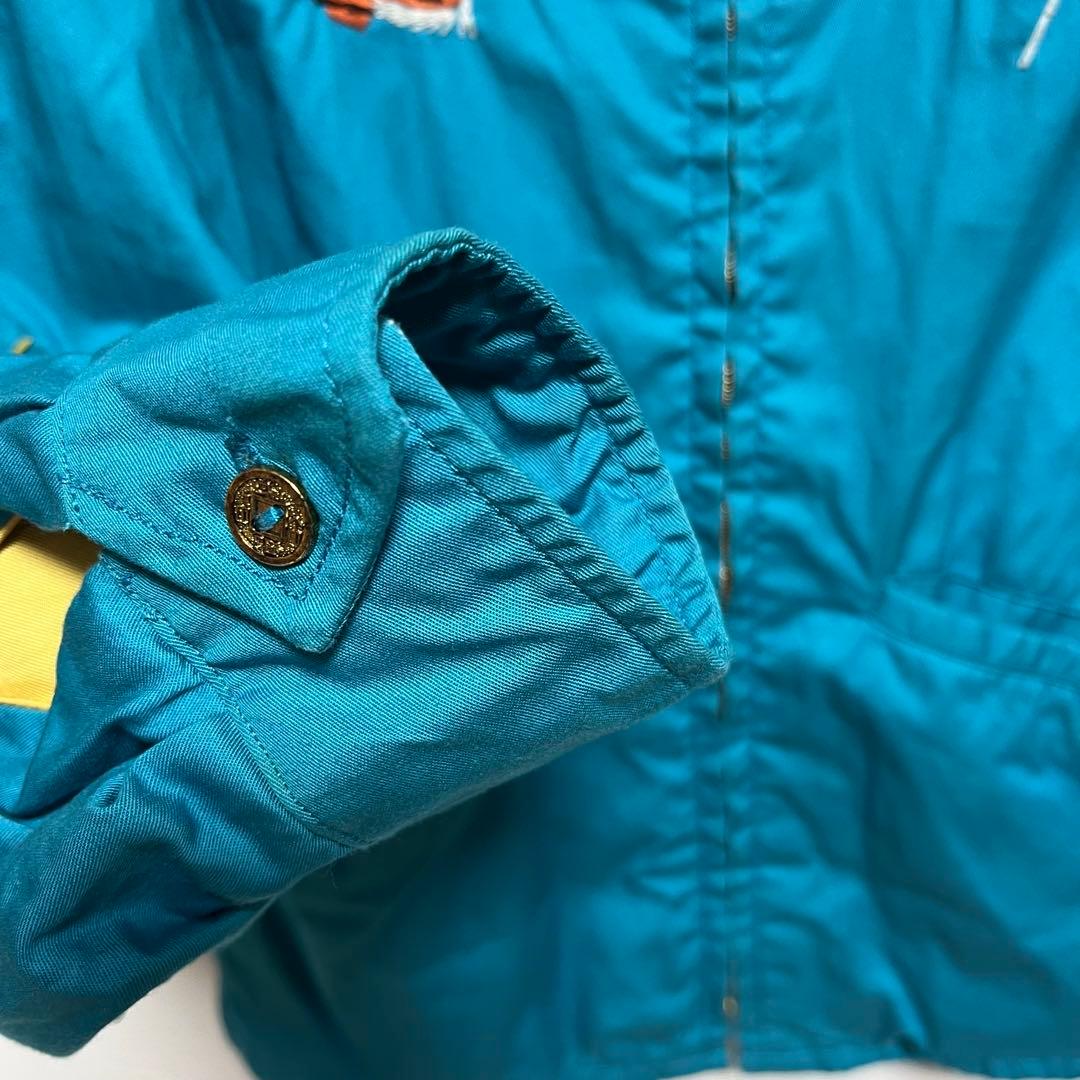 ビームスボーイ ベトジャン ターコイズブルー 刺繍 龍 虎 テーラー東洋