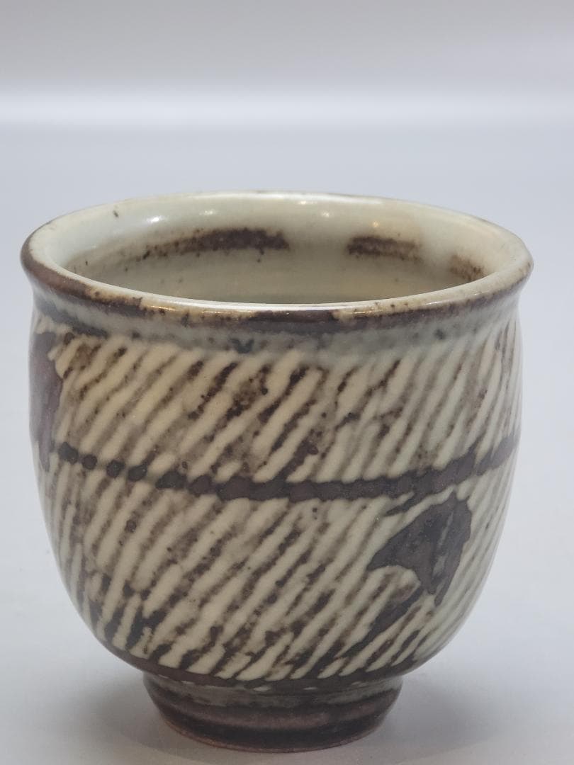 島岡達三 作 象嵌湯呑 共箱 未使用 人間国宝 DT547