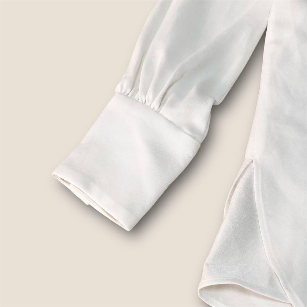 [美品]VERMEIL par iena バックサテンケープブラウス イエナ